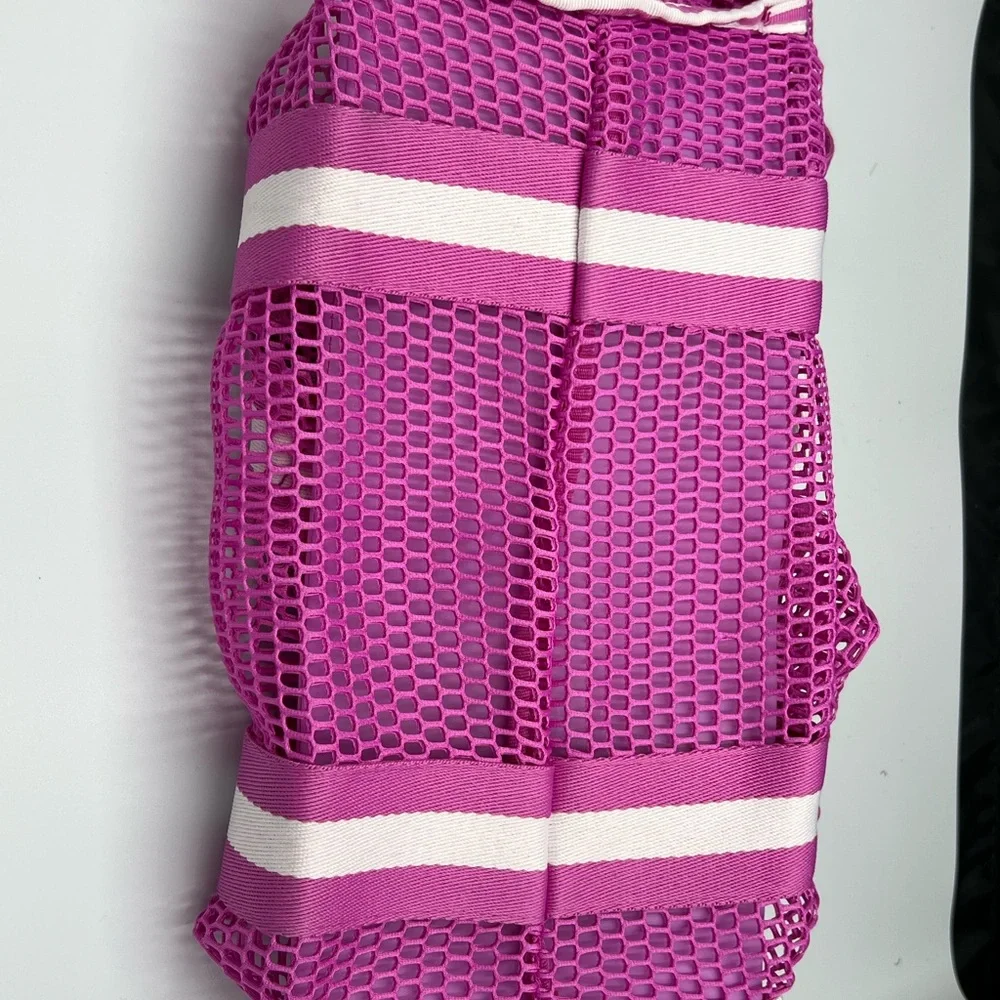 Mossimo Mesh Tote Bag – Pink/Violet Beach Pool Gym Bag – NEW‎ With Tags - Picture 5 of 5